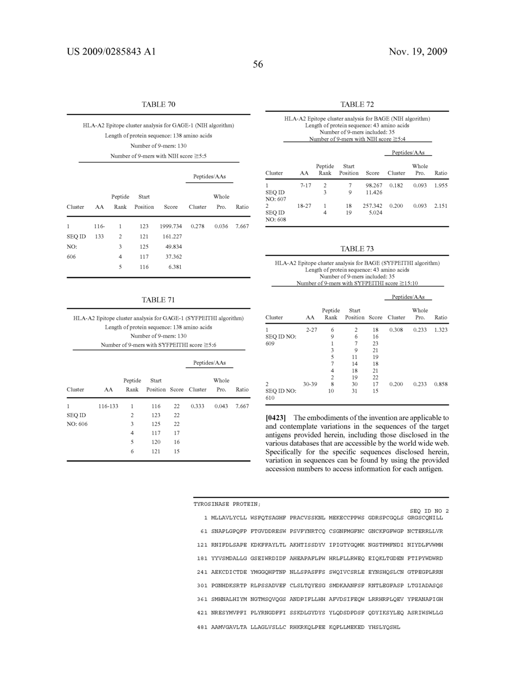 EPITOPE SEQUENCES - diagram, schematic, and image 133