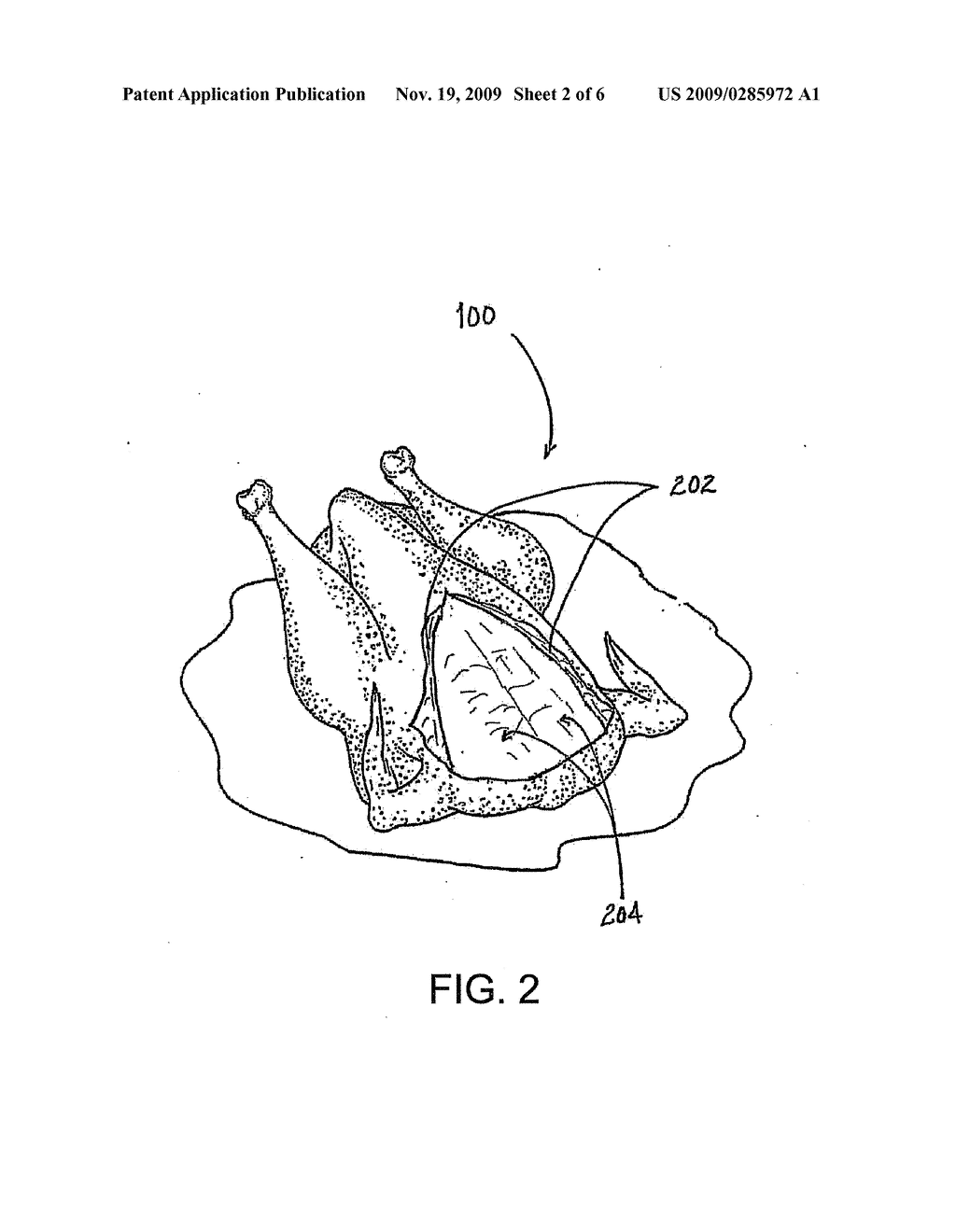 VALUE WHOLE POULTRY PRODUCT AND METHOD FOR MANUFACTURE - diagram, schematic, and image 03