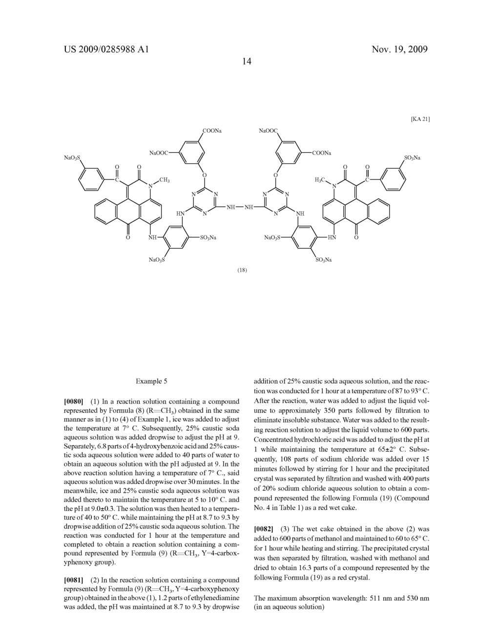 Anthrapyridone compound, magenta ink composition and colored matter - diagram, schematic, and image 15