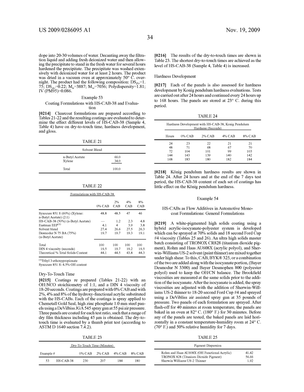 LOW MOLECULAR WEIGHT CELLULOSE MIXED ESTERS AND THEIR USE AS LOW VISCOSITY BINDERS AND MODIFIERS IN COATING COMPOSITIONS - diagram, schematic, and image 36