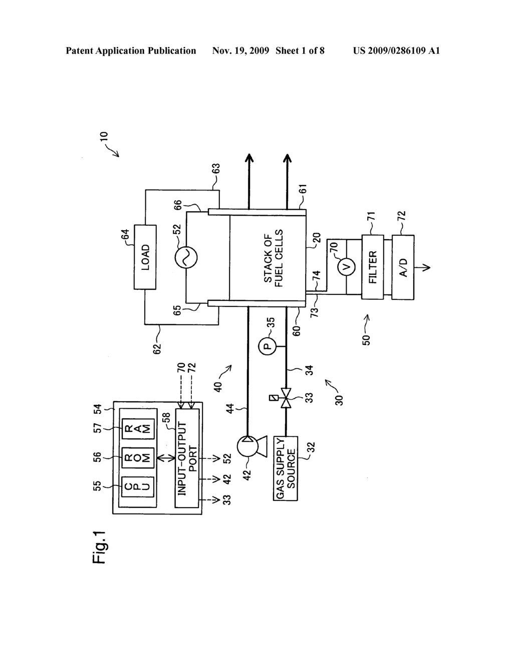 Fuel cell system and driving method of fuel cell system - diagram, schematic, and image 02