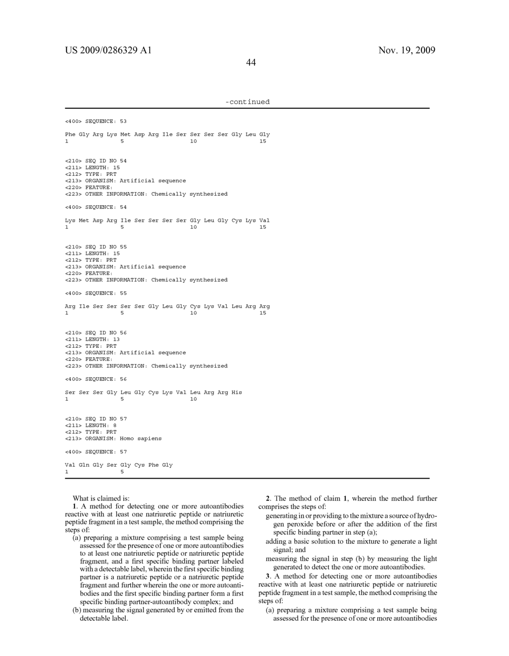 ISOLATED HUMAN AUTOANTIBODIES TO NATRIURETIC PEPTIDES AND METHODS AND KITS FOR DETECTING HUMAN AUTOANTIBODIES TO NATRIURETIC PEPTIDES - diagram, schematic, and image 51