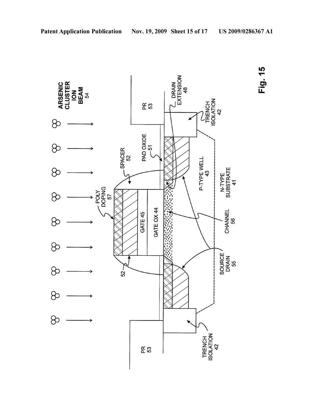 SYSTEM AND METHOD FOR THE MANUFACTURE OF SEMICONDUCTOR DEVICES BY THE IMPLANTATION OF CARBON CLUSTERS - diagram, schematic, and image 16