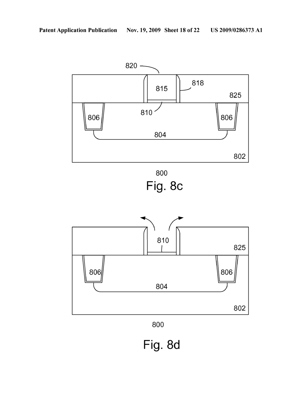 METHOD FOR FABRICATING SEMICONDUCTOR DEVICES WITH SHALLOW DIFFUSION REGIONS - diagram, schematic, and image 19