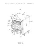 STACKED ELECTRICAL CONNECTOR WITH IMPROVED SHELL FOR EMI PROTECTION diagram and image