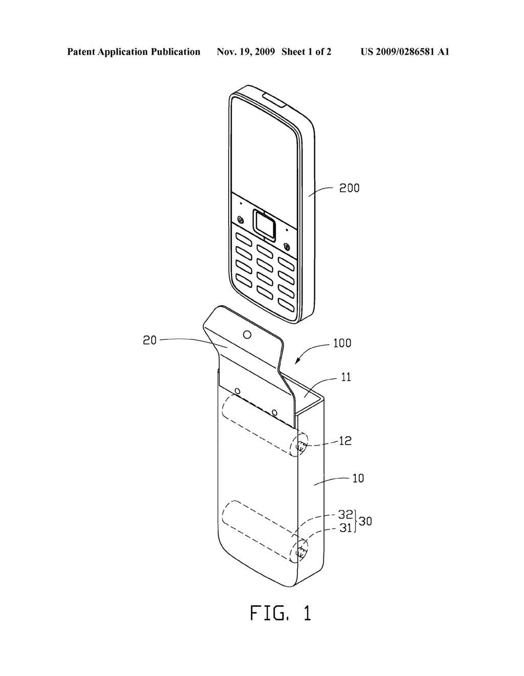 PROTECTIVE ENVELOPE AND RELATED PORTABLE ELECTRONIC DEVICE COMBINATION - diagram, schematic, and image 02