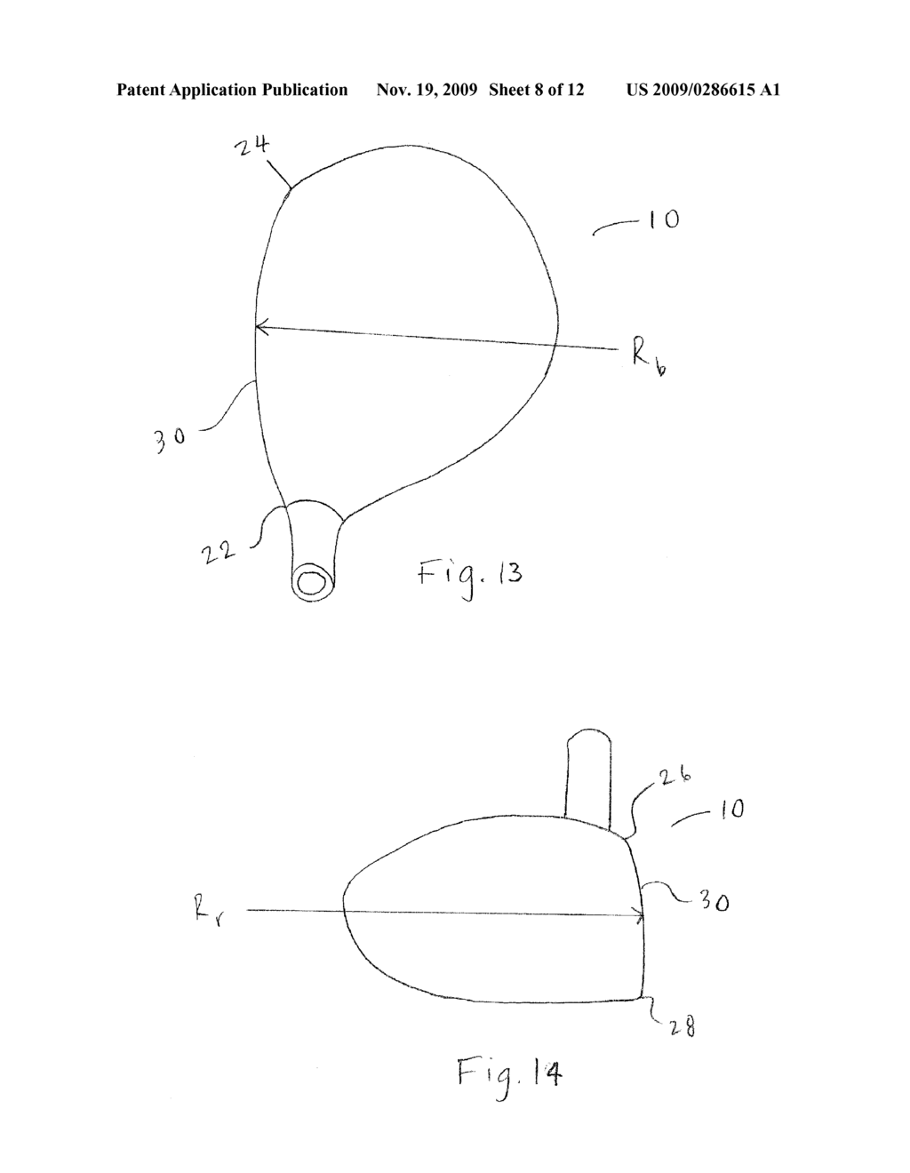 GOLF CLUB WITH OPTIMUM MOMENTS OF INERTIA IN THE VERTICAL AND HOSEL AXES - diagram, schematic, and image 09