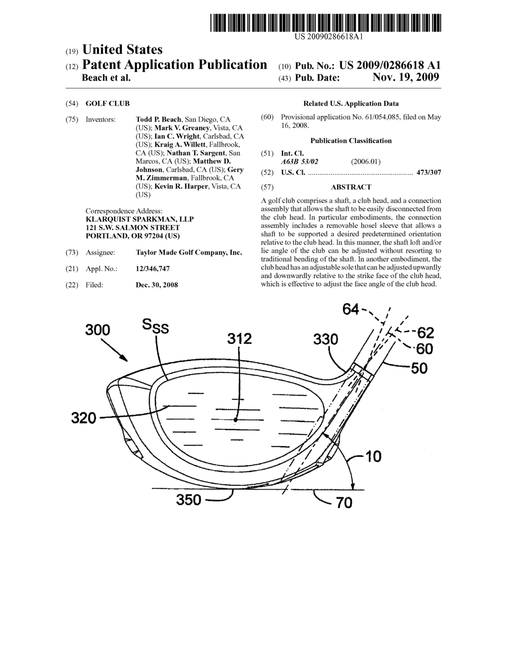 GOLF CLUB - diagram, schematic, and image 01