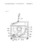 Tension regulating apparatus for chain of leftover food treating device diagram and image