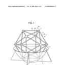 Rotary exercise apparatus diagram and image