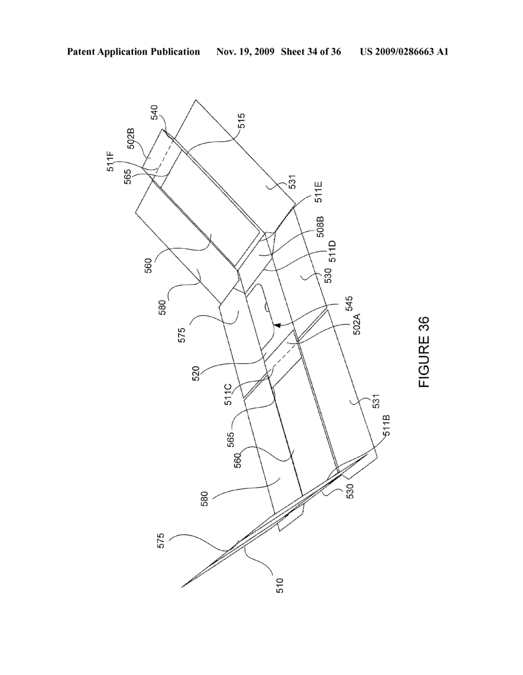 MATERIALS FOR AND METHOD FOR MANUFACTURING CONTAINER WITH CORNER SUPPORTS AND RESULTING CONTAINER - diagram, schematic, and image 35