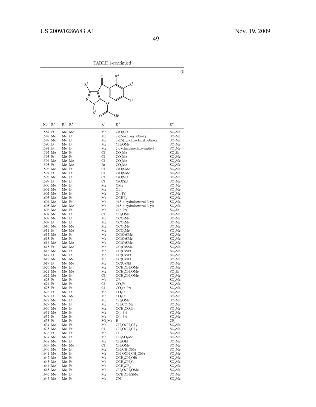 BENZOYLPYRAZOLE COMPOUNDS AND HERBICIDES CONTAINING THEM - diagram, schematic, and image 50