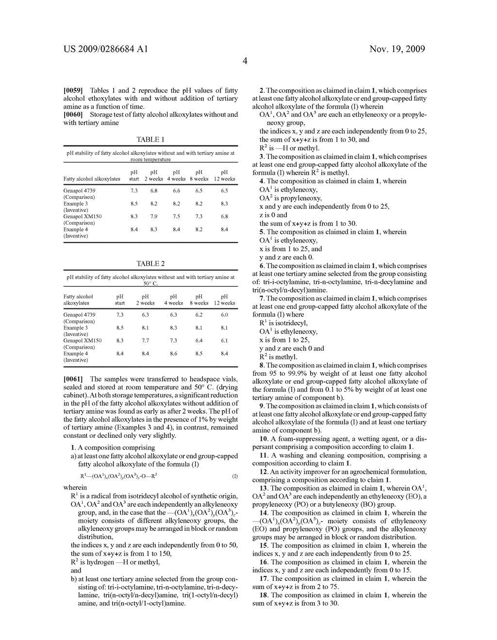 Compositions containing fatty alcohol alkoxylates - diagram, schematic, and image 05