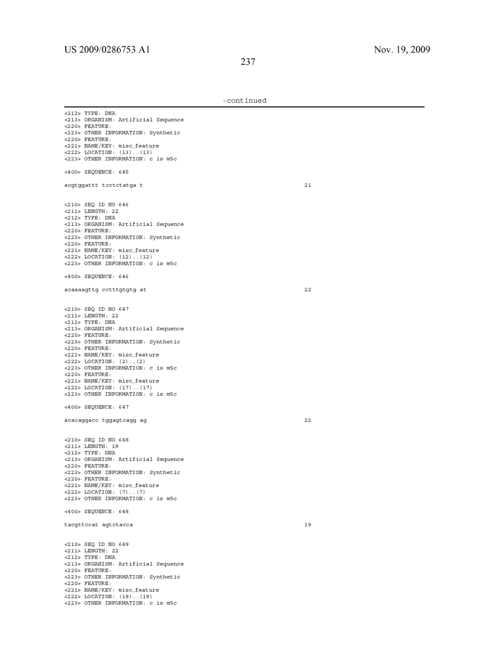 NOVEL OLIGONUCLEOTIDE COMPOSITIONS AND PROBE SEQUENCES USEFUL FOR DETECTION AND ANALYSIS OF MICRORNAS AND THEIR TARGET MRNAS - diagram, schematic, and image 248