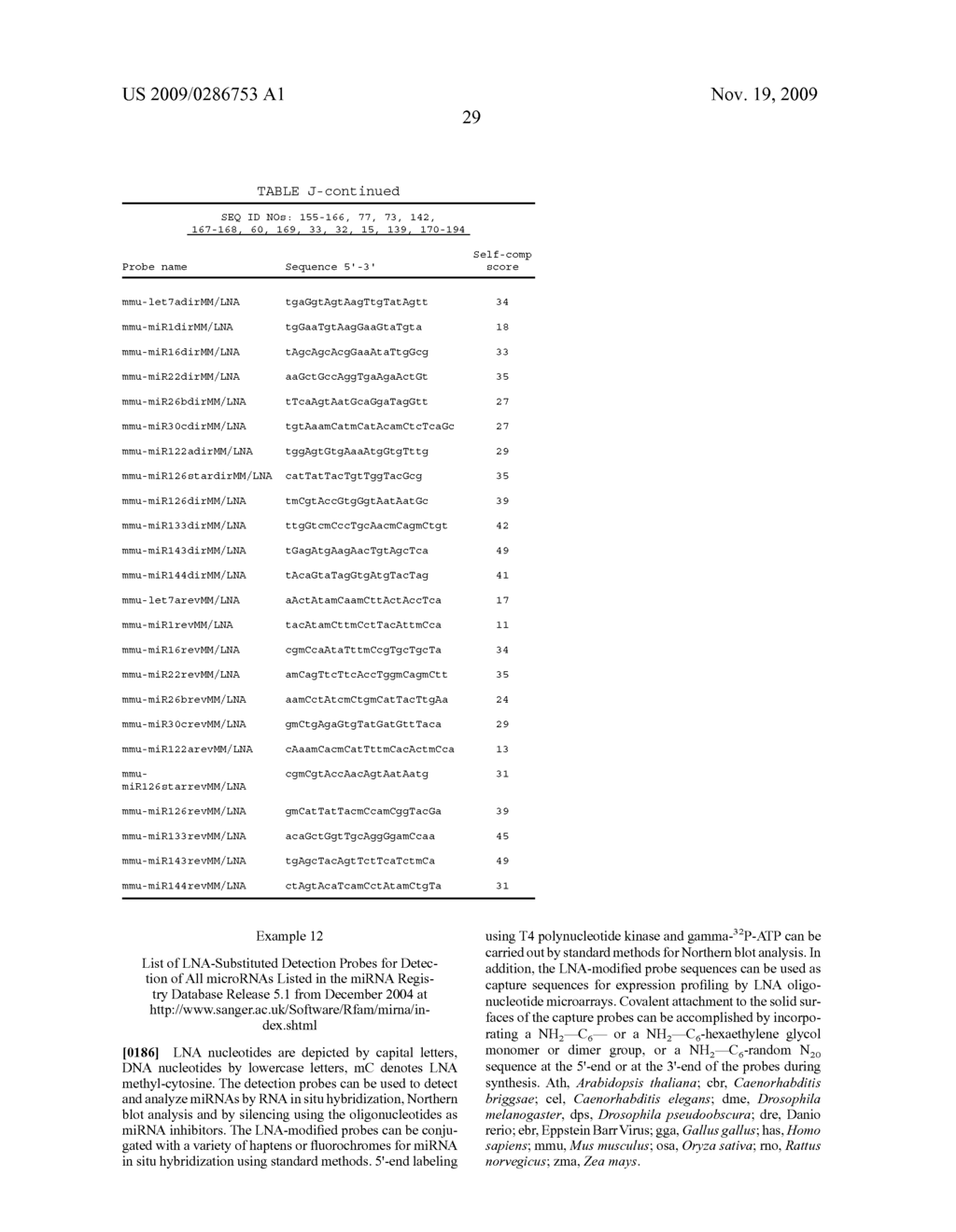 NOVEL OLIGONUCLEOTIDE COMPOSITIONS AND PROBE SEQUENCES USEFUL FOR DETECTION AND ANALYSIS OF MICRORNAS AND THEIR TARGET MRNAS - diagram, schematic, and image 40