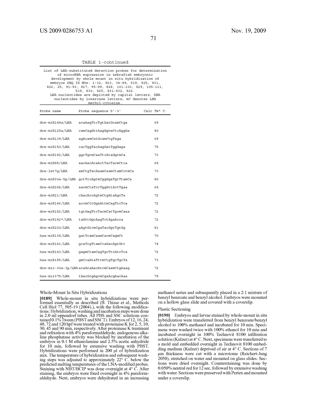 NOVEL OLIGONUCLEOTIDE COMPOSITIONS AND PROBE SEQUENCES USEFUL FOR DETECTION AND ANALYSIS OF MICRORNAS AND THEIR TARGET MRNAS - diagram, schematic, and image 82