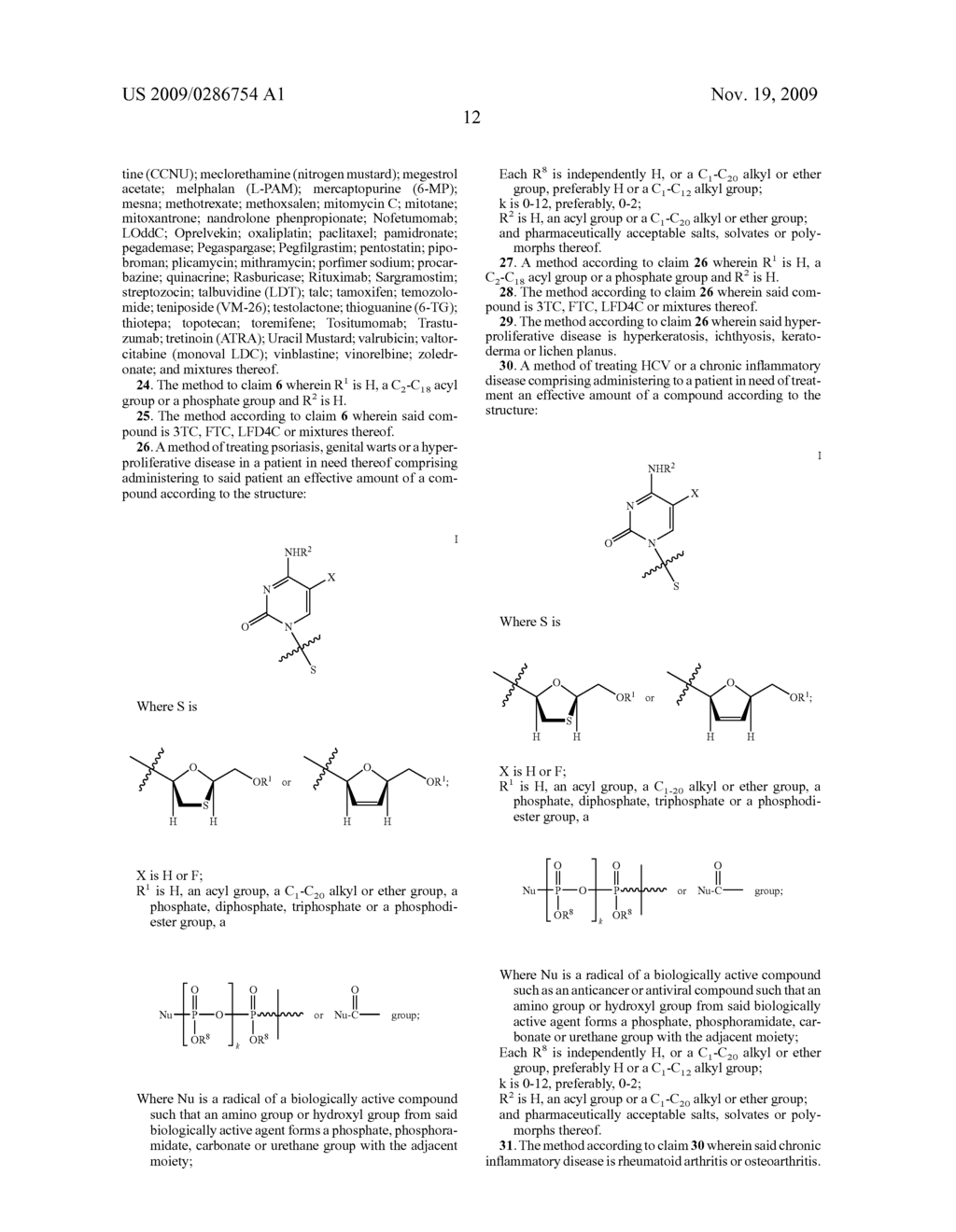 Method of Treating Cancer and Other Conditions or Disease States Using L-Cytosine Nucleoside Analogs - diagram, schematic, and image 15