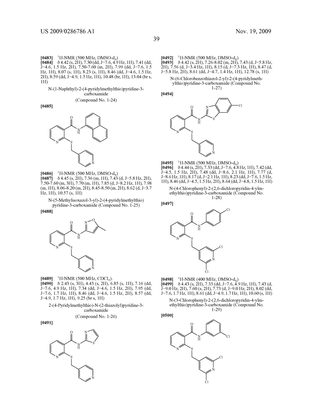 Compounds having a 4-pyridylalkylthio group as a substituent - diagram, schematic, and image 40