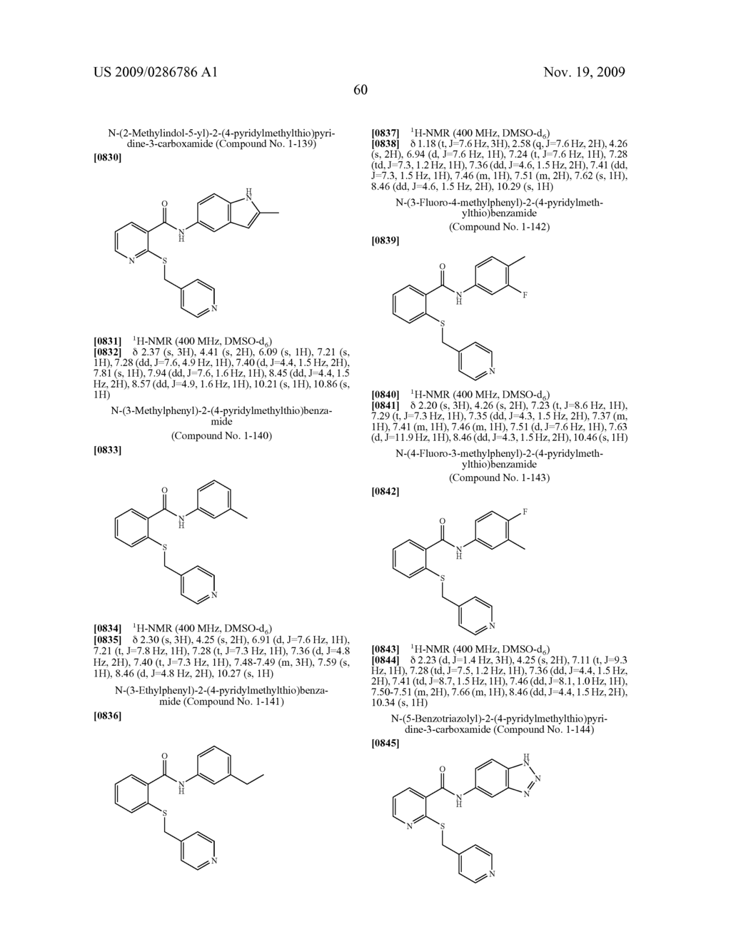 Compounds having a 4-pyridylalkylthio group as a substituent - diagram, schematic, and image 61