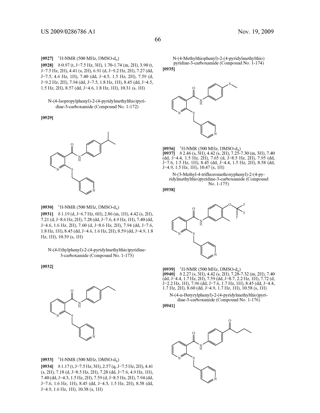 Compounds having a 4-pyridylalkylthio group as a substituent - diagram, schematic, and image 67