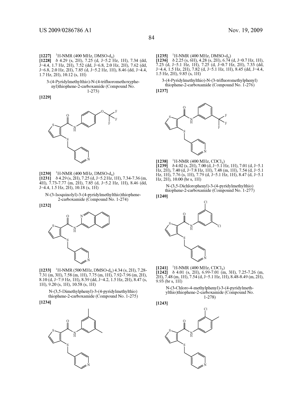 Compounds having a 4-pyridylalkylthio group as a substituent - diagram, schematic, and image 85