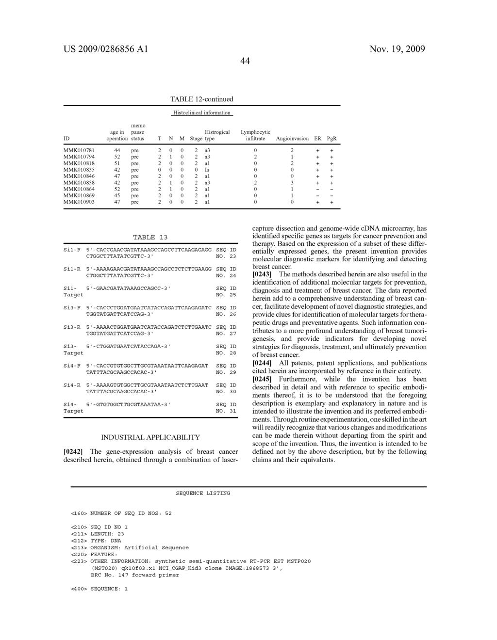 Method of Diagnosing Breast Cancer - diagram, schematic, and image 58