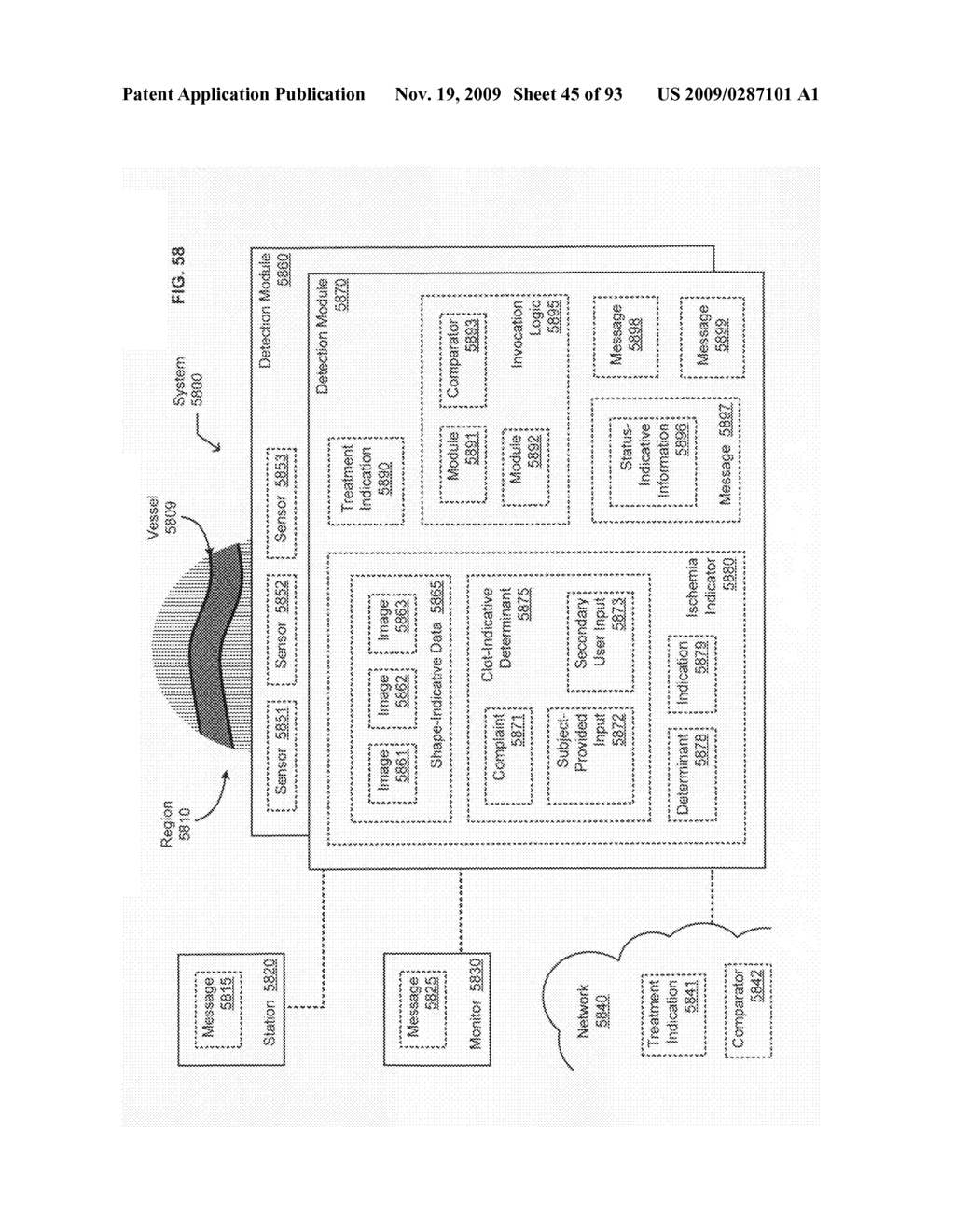 Circulatory monitoring systems and methods - diagram, schematic, and image 46