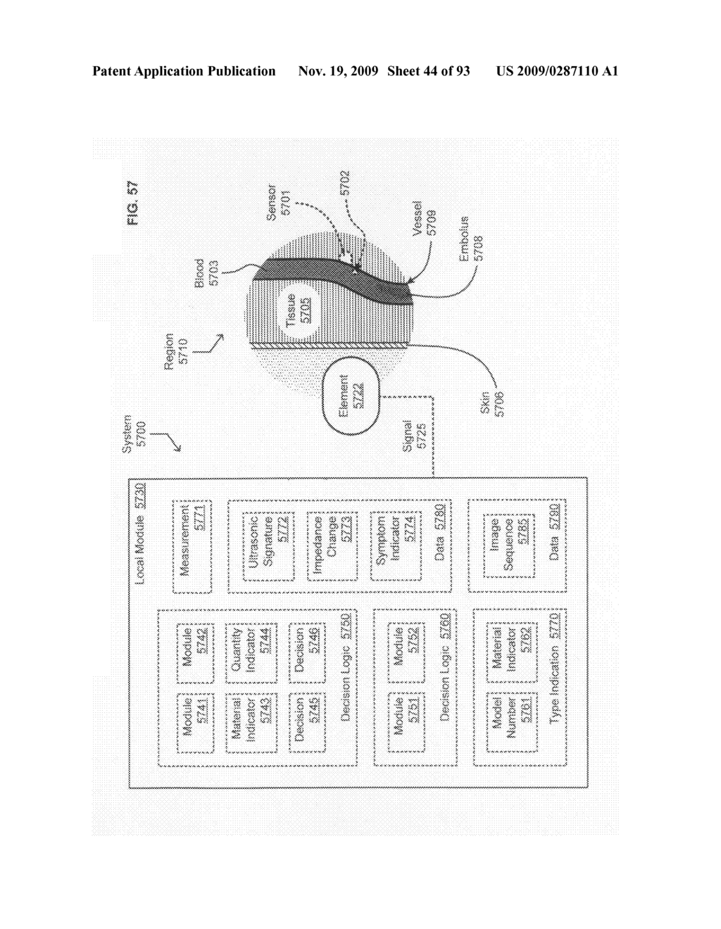 Circulatory monitoring systems and methods - diagram, schematic, and image 45