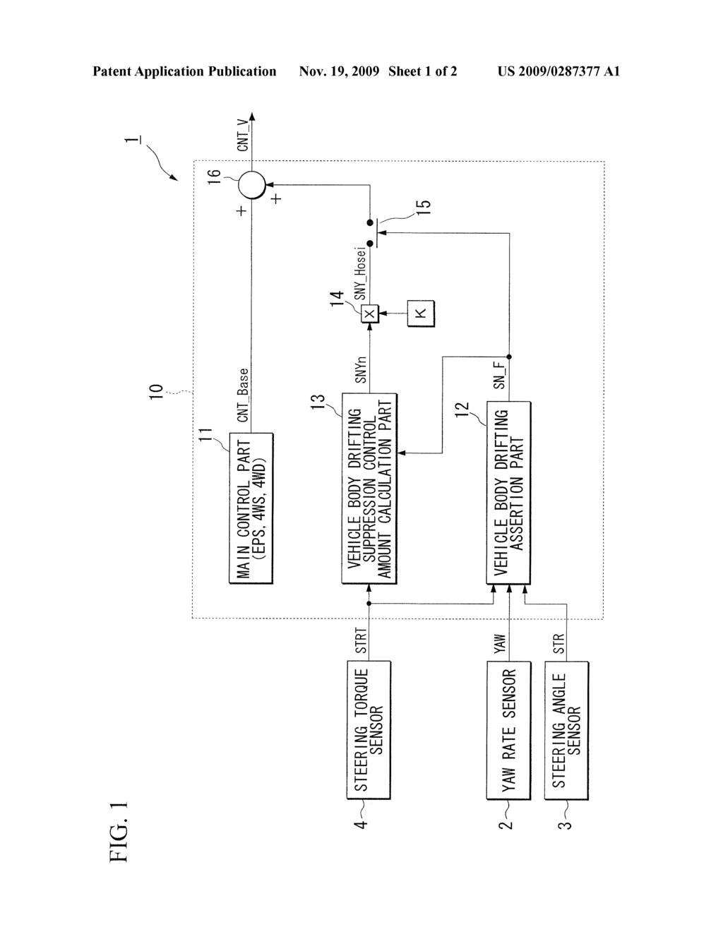 VEHICLE BODY DRIFTING SUPPRESION DEVICE - diagram, schematic, and image 02