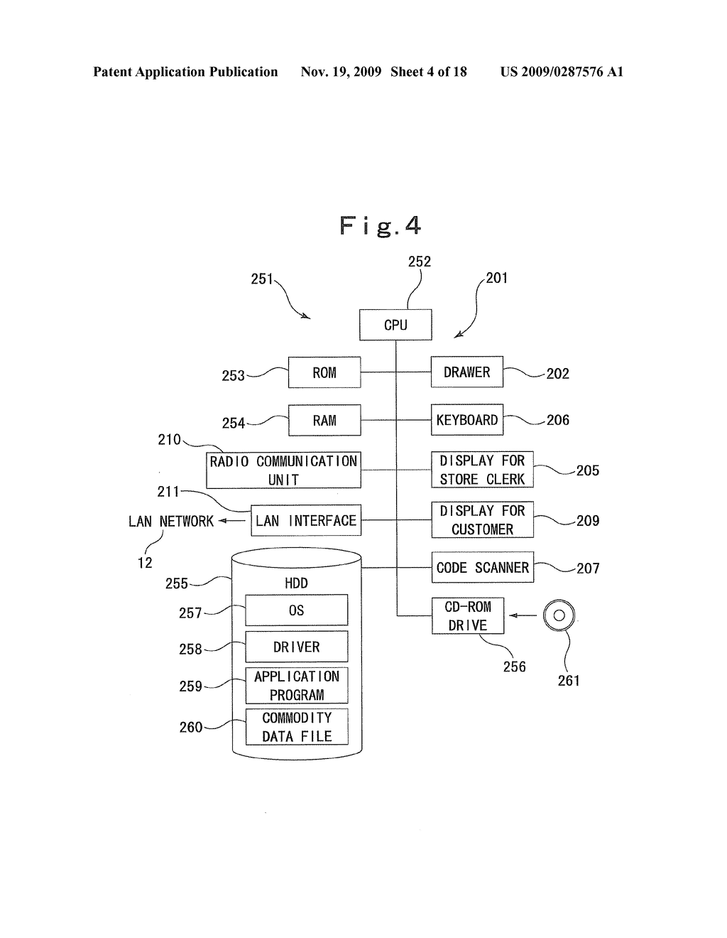 COMMODITY SALES DATA PROCESSING SYSTEM, COMMODITY SALES DATA PROCESSING APPARATUS, AND DISPLAY METHOD FOR TRANSACTION INFORMATION - diagram, schematic, and image 05