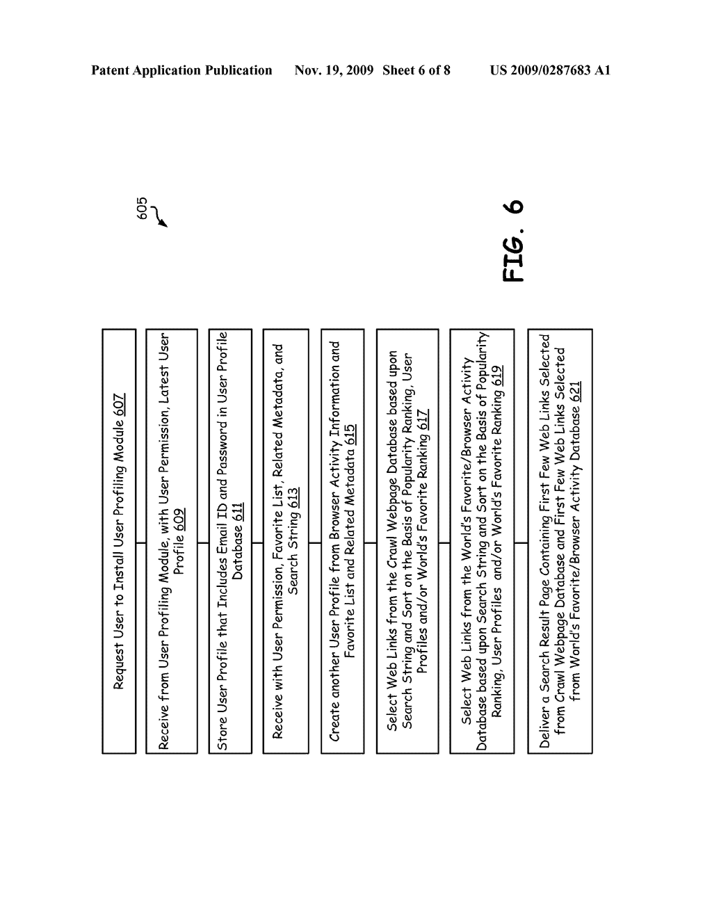 Network server employing client favorites information and profiling - diagram, schematic, and image 07