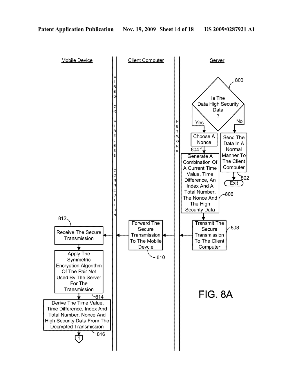 MOBILE DEVICE ASSISTED SECURE COMPUTER NETWORK COMMUNICATION - diagram, schematic, and image 15