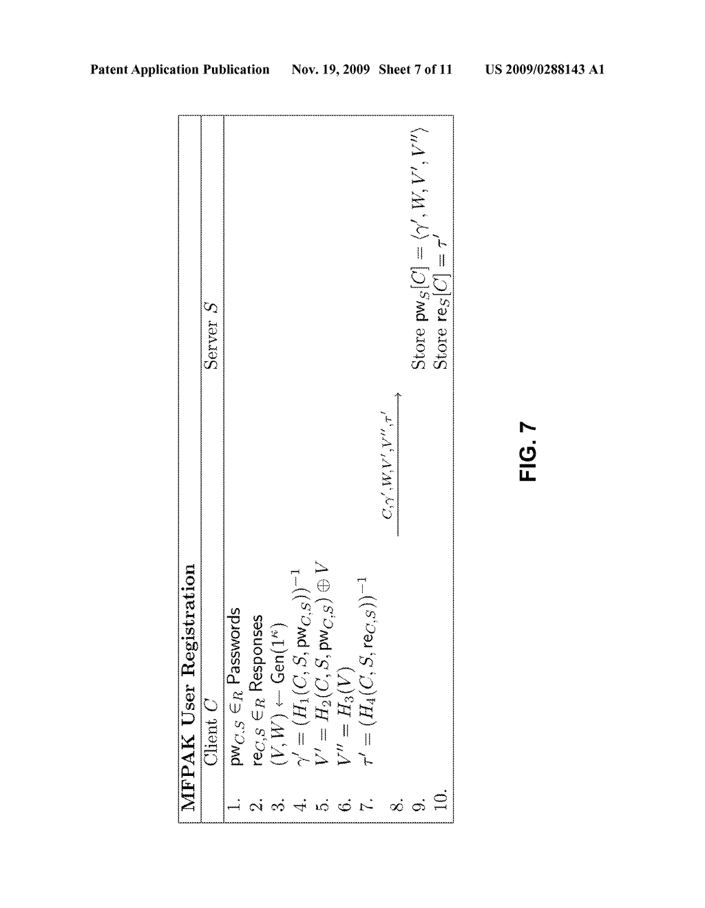 MULTI-FACTOR PASSWORD-AUTHENTICATED KEY EXCHANGE - diagram, schematic, and image 08