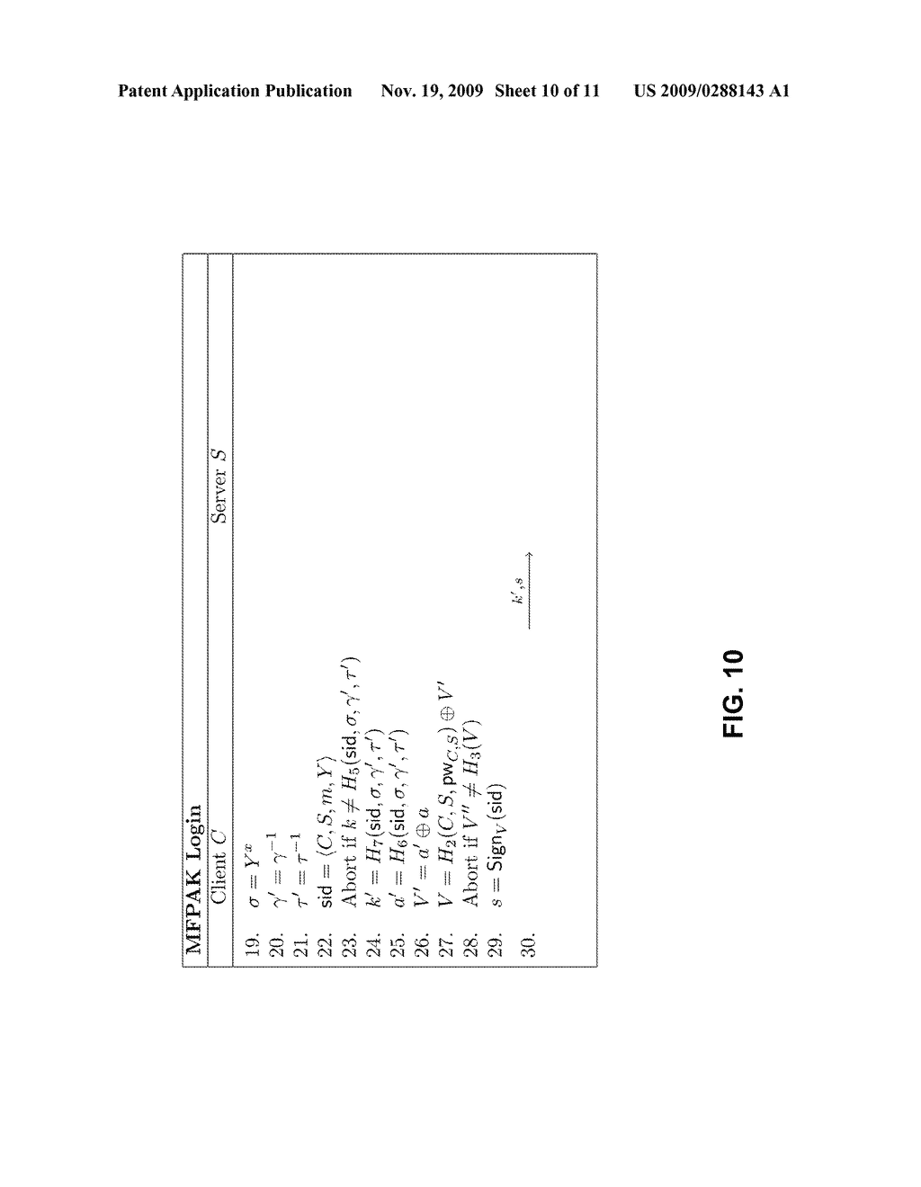 MULTI-FACTOR PASSWORD-AUTHENTICATED KEY EXCHANGE - diagram, schematic, and image 11