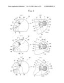 OPENING/CLOSING DEVICE AND HELMET HAVING THE SAME diagram and image