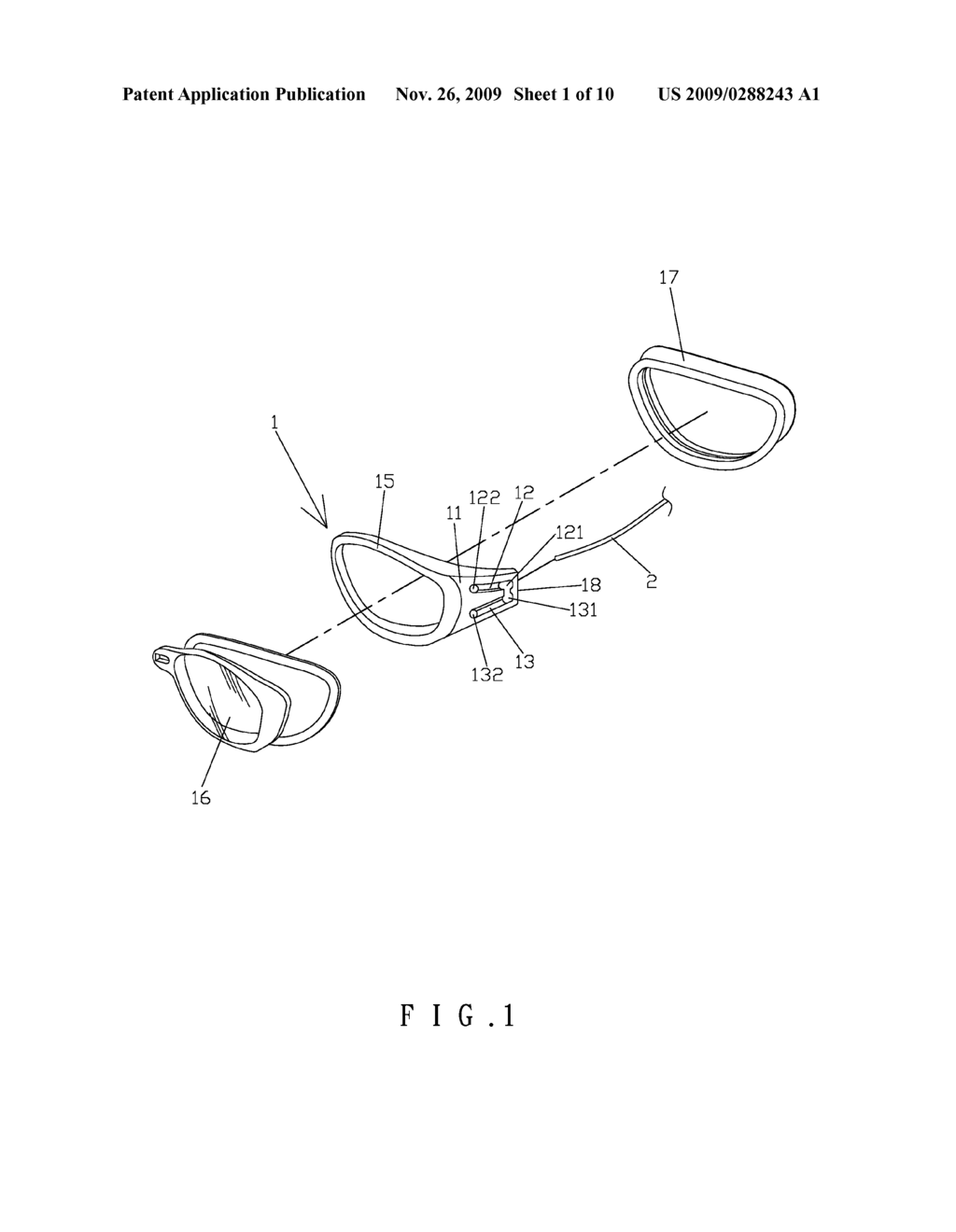 SWIMMING GOGGLES WITH STRAP POSITIONING FUNCTION - diagram, schematic, and image 02