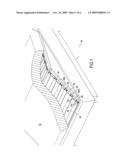 Device for the suspension of slats for a bed diagram and image