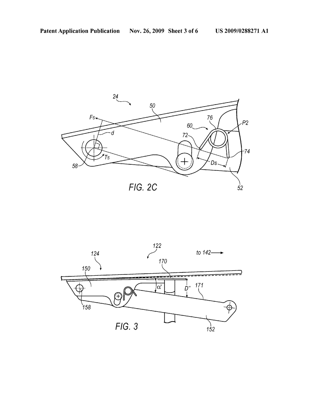 OVER CENTER SPRUNG HOOD HINGE FOR USE WITH ACTIVE PEDESTRIAN PROTECTION SYSTEM - diagram, schematic, and image 04