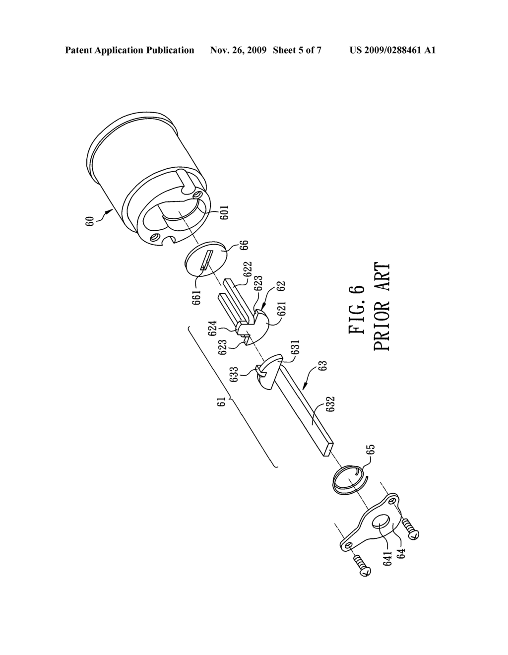 LOCK DRIVING MECHANISM - diagram, schematic, and image 06