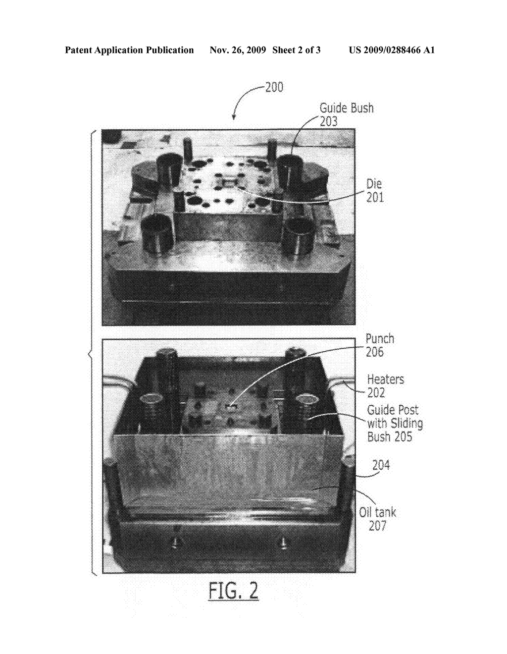 Isothermal forming system for production of sheet metal parts - diagram, schematic, and image 03