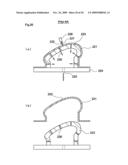 Device for producing break-scheduled line for vehicle upholstery member diagram and image