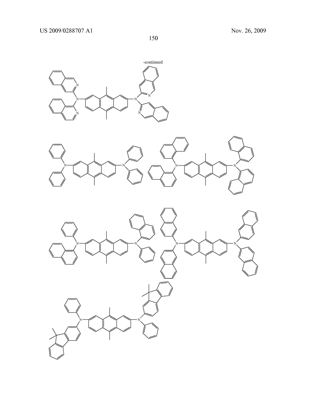 Novel compounds for electronic material and organic electronic device using the same - diagram, schematic, and image 152