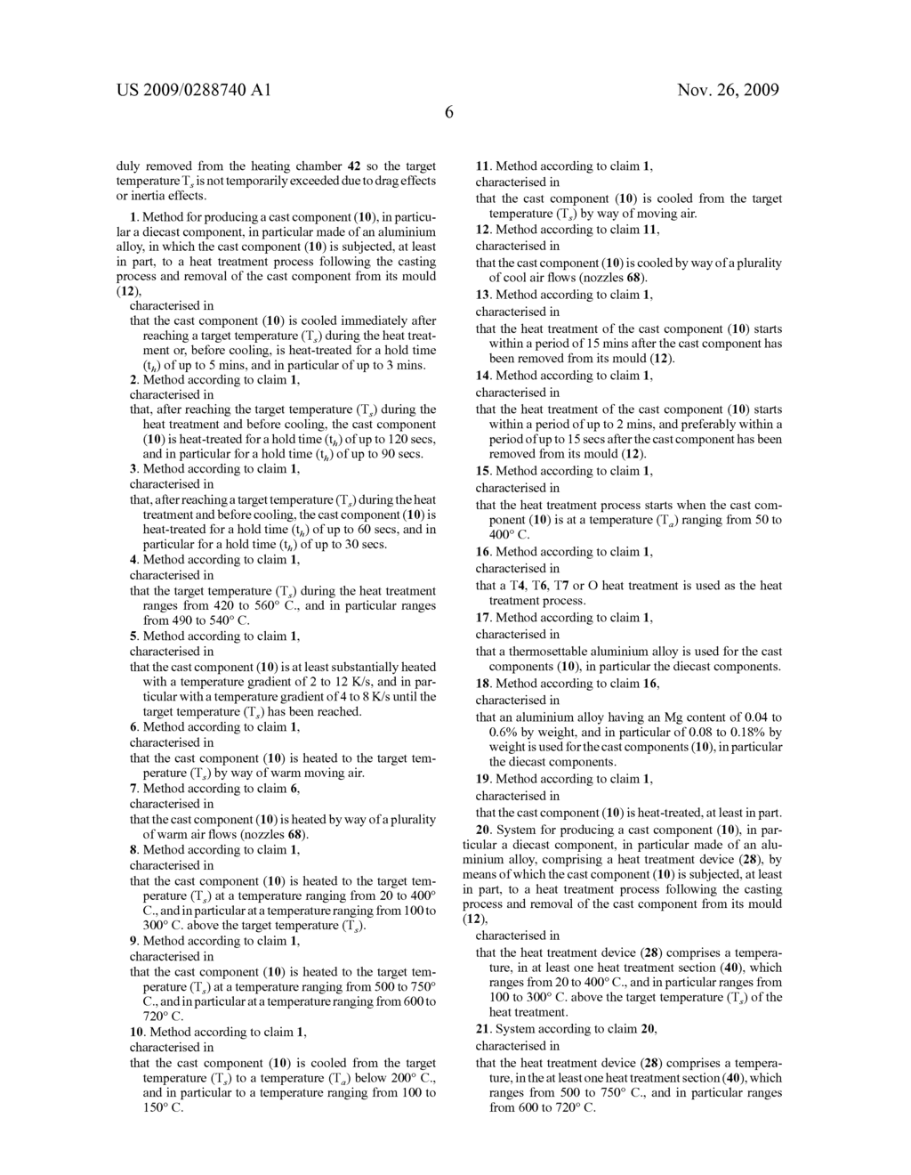 METHOD AND SYSTEM FOR PRODUCING A CAST COMPONENT - diagram, schematic, and image 10