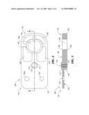 Radiator Bracket With Integrated Hood Pin Receptacle diagram and image