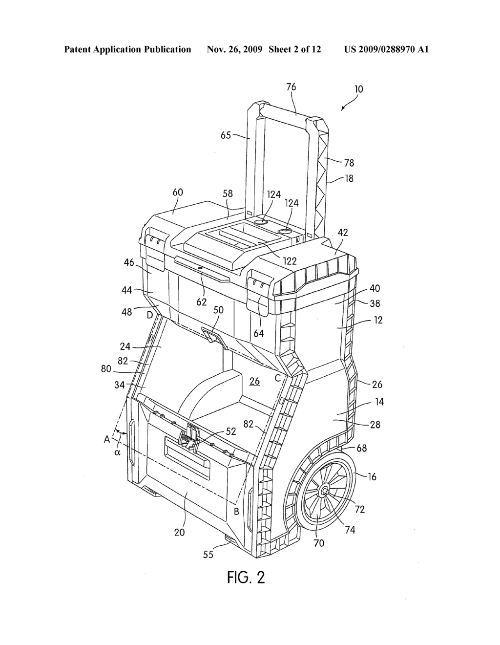 TOOL CONTAINER ASSEMBLY WITH SLIDING DOOR - diagram, schematic, and image 03