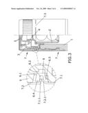 MEANS FOR SEALING BOTTLE CAPS WITH EVIDENCE OF OPENING diagram and image