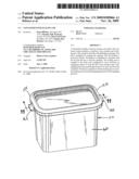Container with sealing lid diagram and image