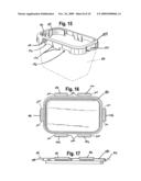 Container with sealing lid diagram and image