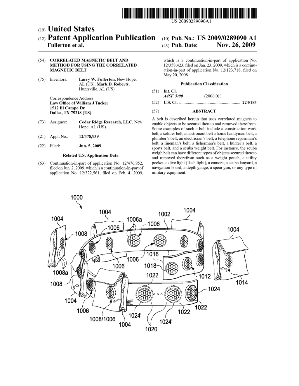 Correlated Magnetic Belt and Method for Using the Correlated Magnetic Belt - diagram, schematic, and image 01