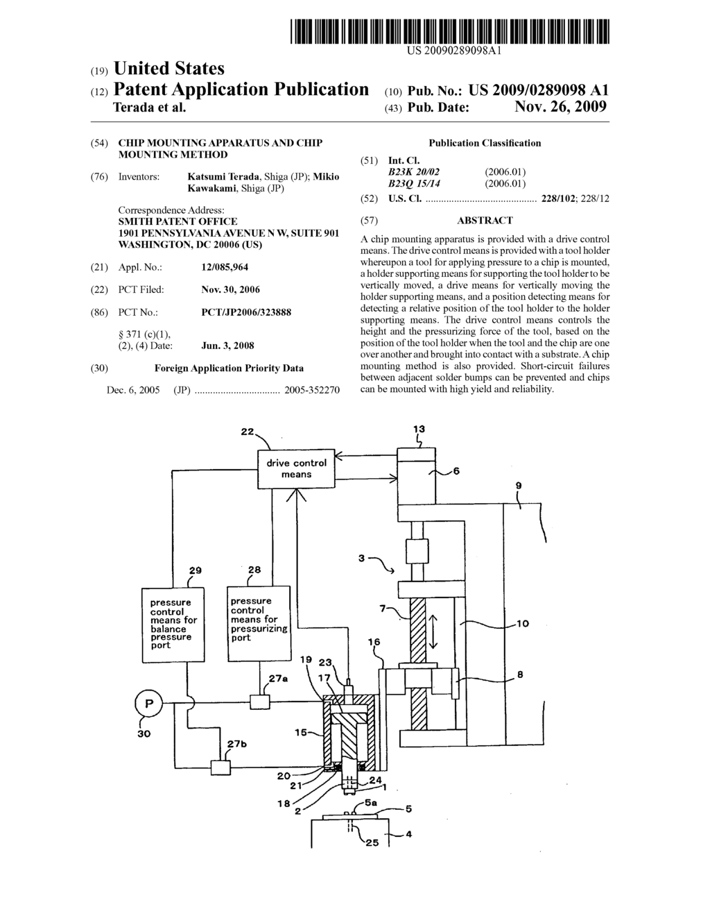 Chip Mounting Apparatus and Chip Mounting Method - diagram, schematic, and image 01